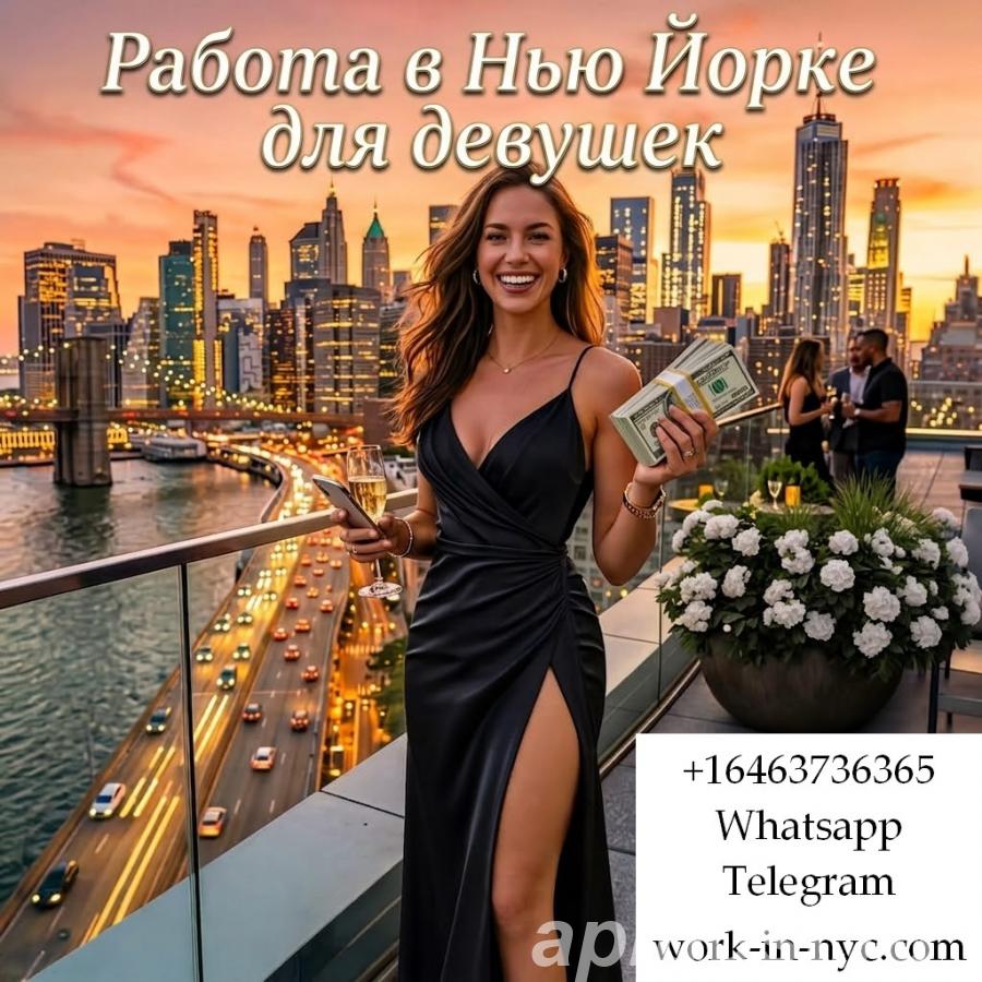 Работа для девушек в Нью Йорке на Манхеттене - Москва