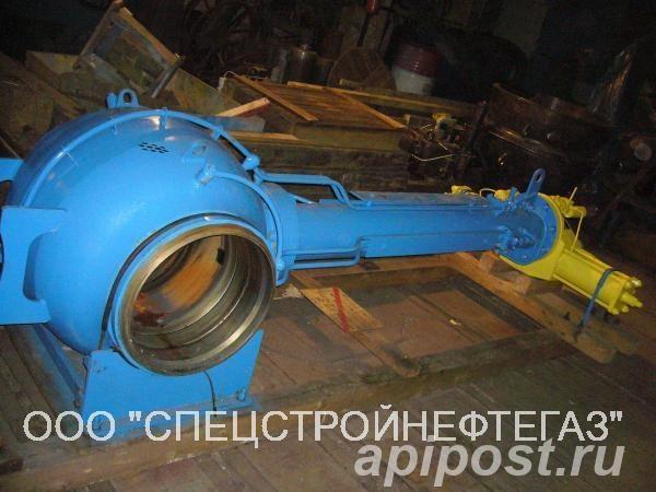 кран шаровой Ду400 Ру8,0МПа подземный с пневмогидроприводом - Москва