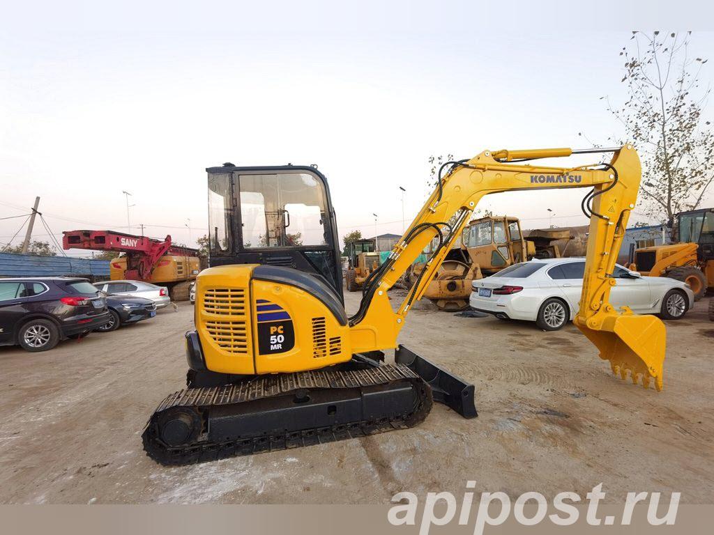 Мини экскаватор Komatsu 50, 5 т, 827 м ч, импорт