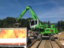 Запчасти гусеничного хода перегружателей Sennebogen 821