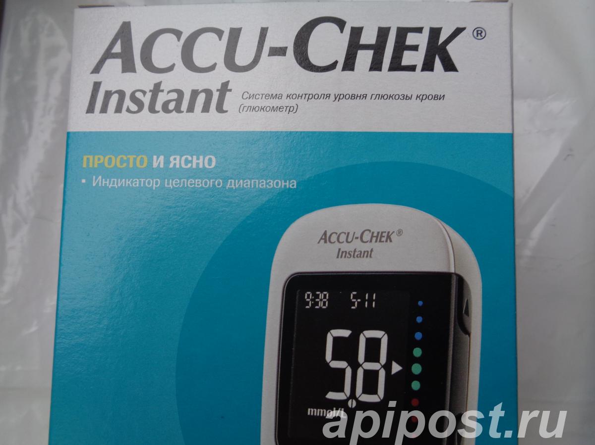 Accu-Chek instant прибор для измерения уровня сахара в крови - Москва