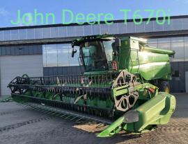 John Deere T670i, 2022 2023 г. в., гусеничный, 7.60 м,...