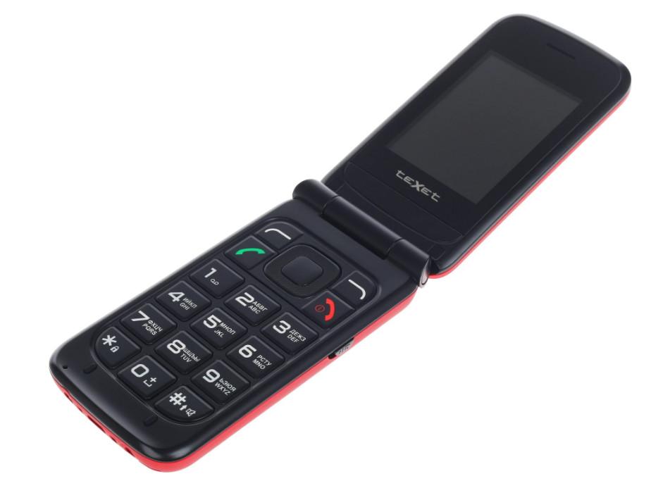 Сотовый телефон раскладушка Texet TM-B216 2.4 Red новый...