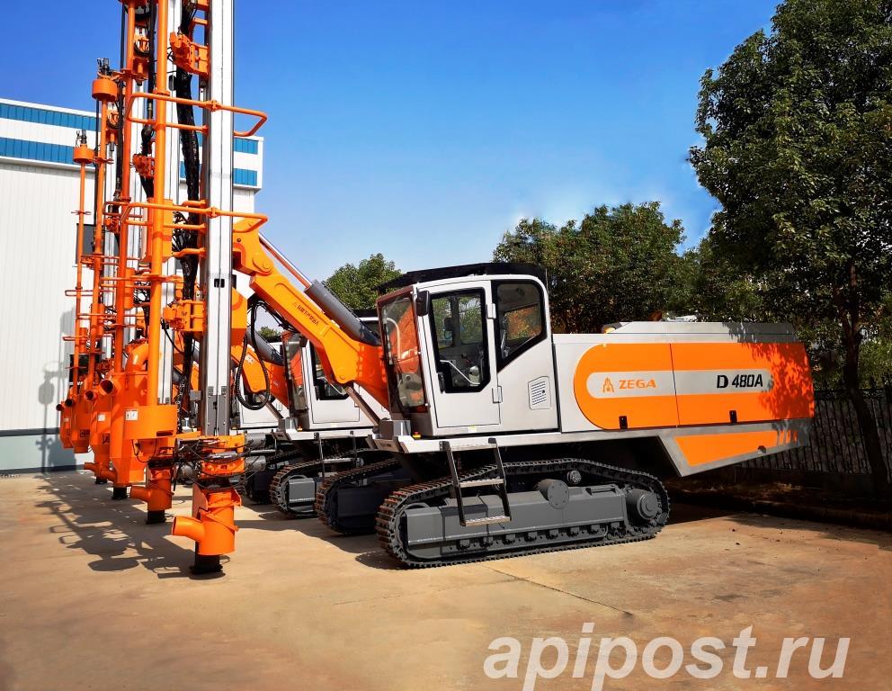 Запасные части гусеничного хода буровых станков ZEGA D480A - Хабаровск