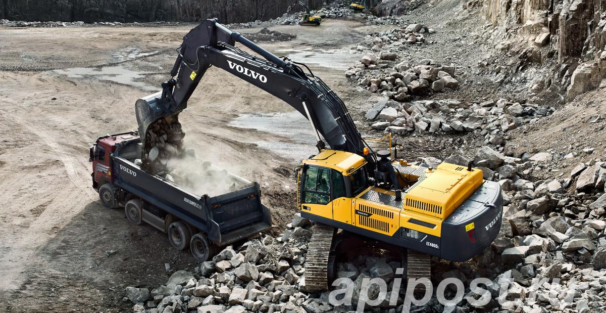 Запасные части экскаватора VOLVO EC480DL - Санкт-Петербург