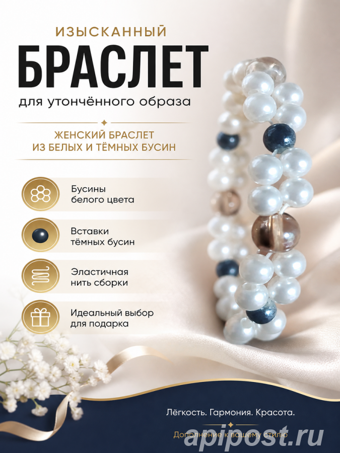 УЗОРНЫЙ ЖЕНСКИЙ БРАСЛЕТ - Архангельское