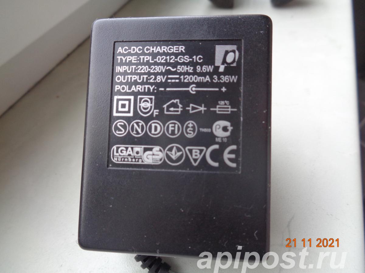 TPL -0212 -GS -1C AC-DC CHARGER зарядное устройство