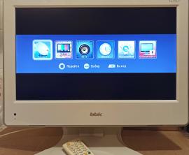 Телевизор DVD комбо BBK LED1973W. Белый. Рабочий