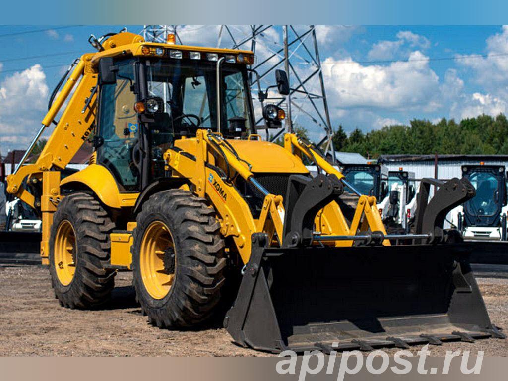 Равноколесник экскаватор-погрузчик XGMA 765, 2024 г, 1000...
