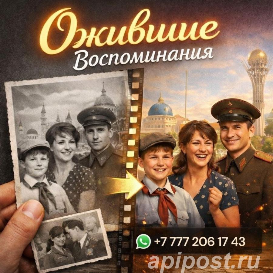 Оживление фото, мини фильм.