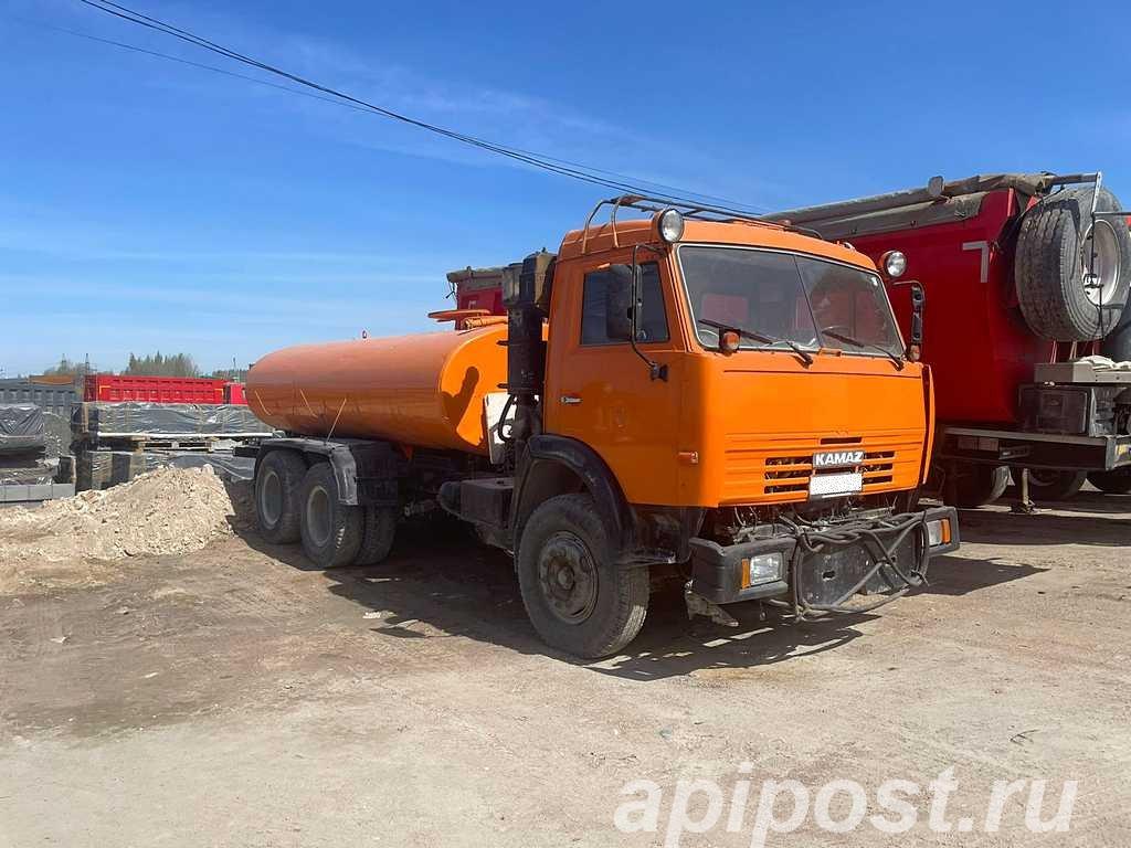 Поливомойка КАМАЗ 53215, бочка щетка