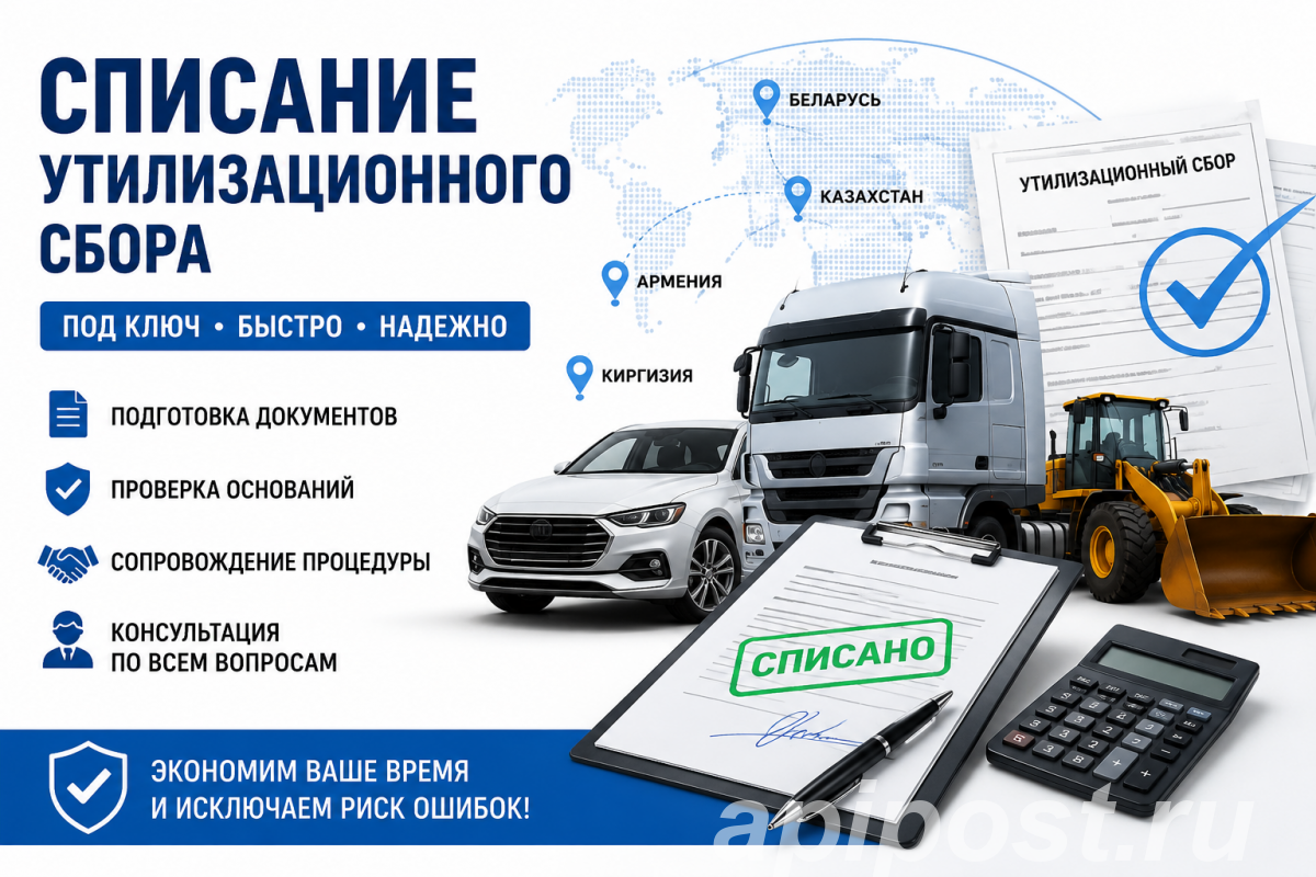 Помощь в списании утилизационного сбора - Санкт-Петербург