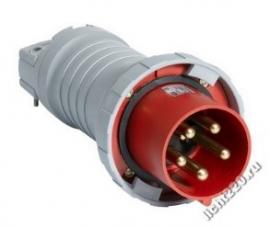 ВИЛКА КАБЕЛЬНАЯ 263Р6W 63А, 2Р Е, 220В, IP67