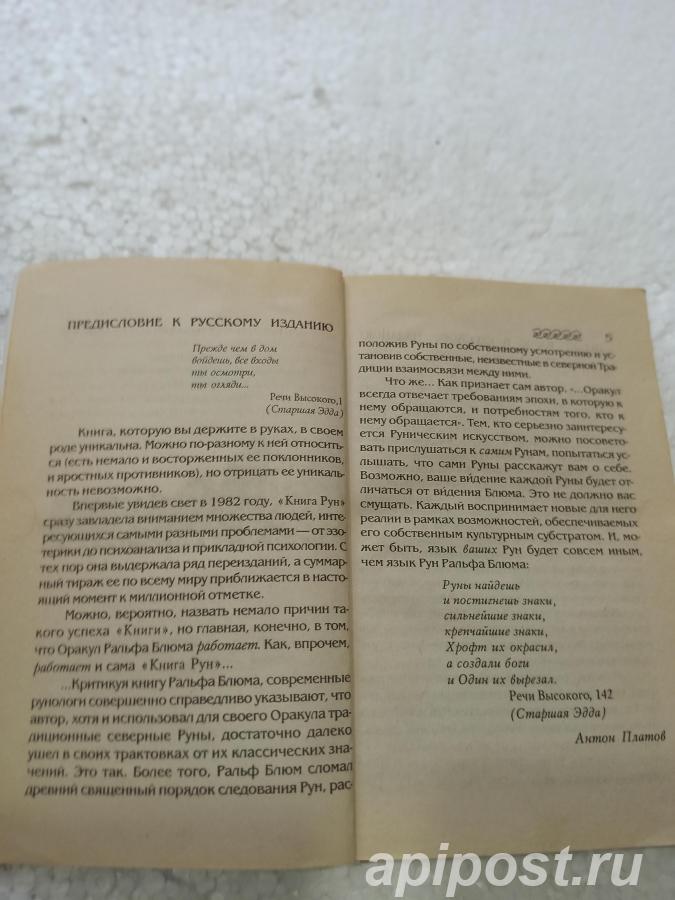 Ральф Х. Блюм. Книга рун