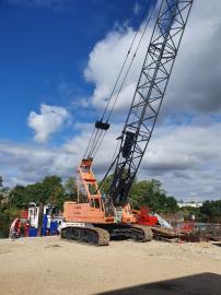 Запчасти гусеничного хода монтажного крана Hitachi CX700