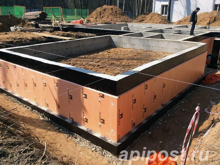 Фундамент для дома из пеноблоков под ключ