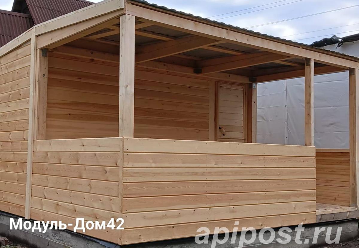 Банька под ключ с верандой - Кемерово