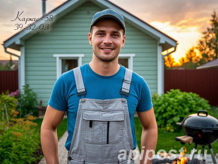 Постройка дома на даче в Арбеково, дачные домики - Пенза