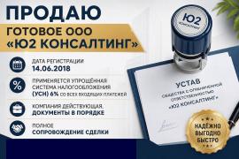 Готовое ООО с 2018 года, УСН 6