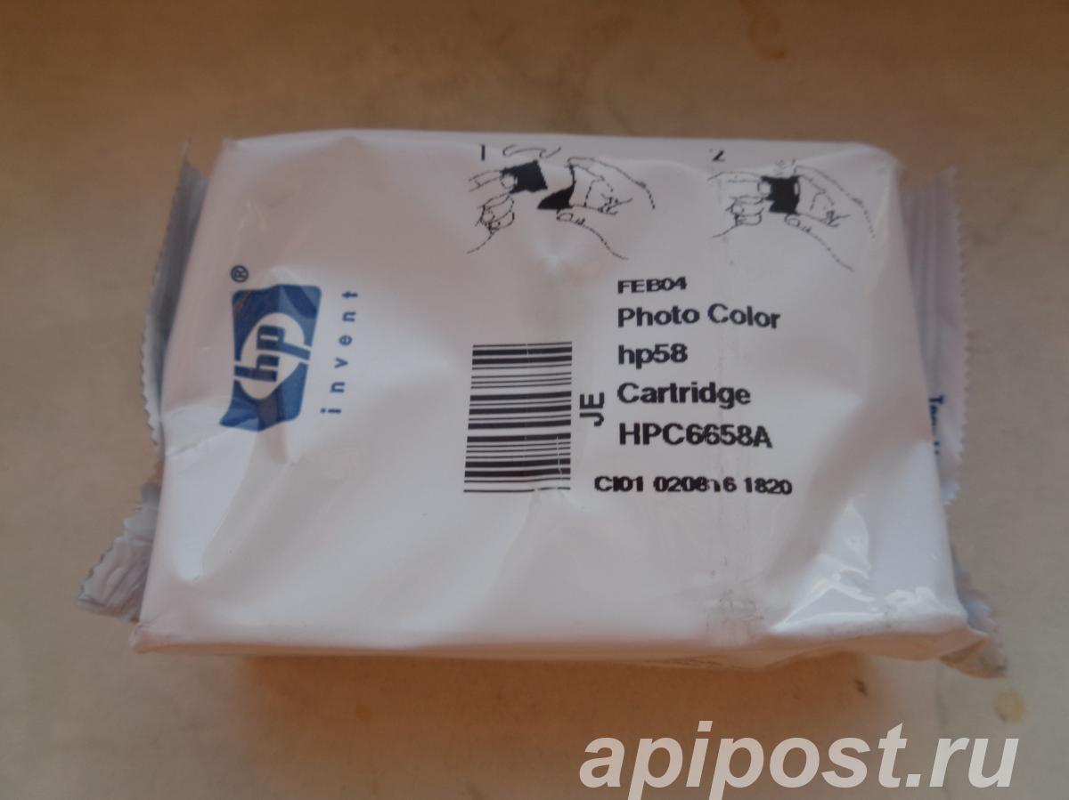 HP 58 Photo Color Cartridge HPC6658A - Москва