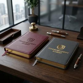 Ежедневники и блокноты с логотипом тиснение и УФ-печать