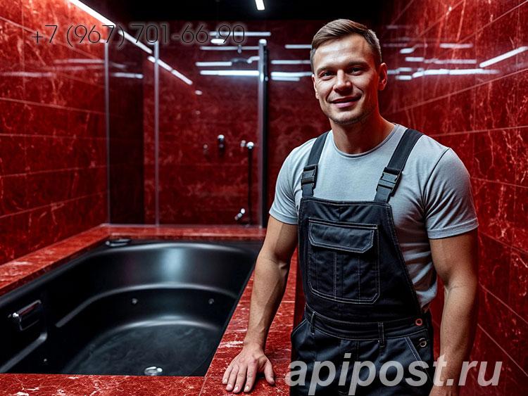 Ремонт под ключ ванной комнаты в частном доме красиво - Пенза