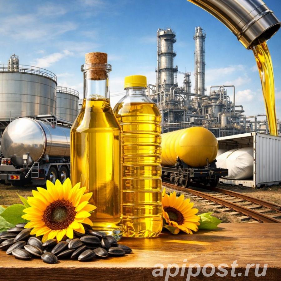 Подсолнечное масло наливом от завода Юг Руси - Ростов-на-Дону