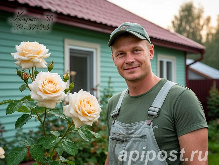 Утепленный отапливаемый дом каркасного типа Каркас-58