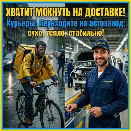 Срочный набор специалистов на автозавод