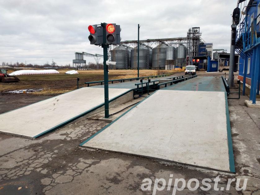 Установка автомобильных весов 60 тонн СХТ