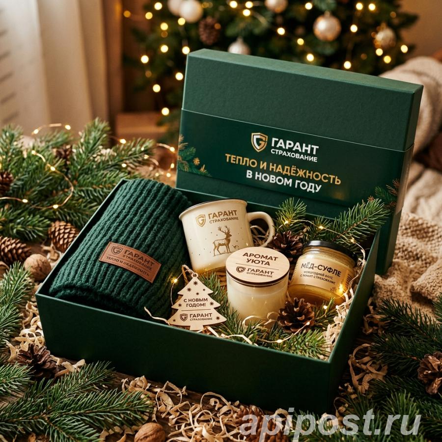 Новогодние корпоративные подарки и наборы с брендированием - Подольск