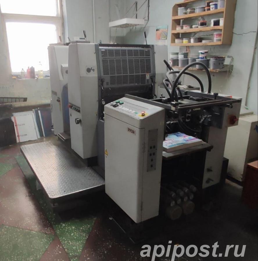 Печатная машина Ryobi 522 HX, резак Schenweida