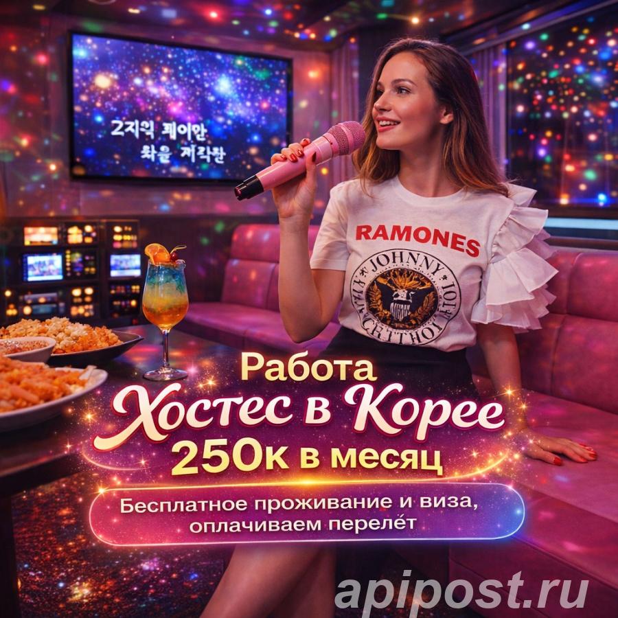 Вакансия хостес в караоке-клуб Южная Корея - Москва