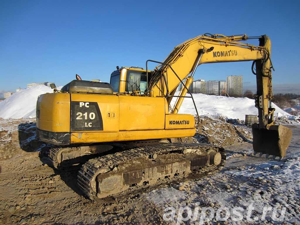 Гусеничный экскаватор Komatsu 210, 22 т, доп. линии - Санкт-Петербург