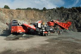 Запчасти гусеничного хода дробильных установок Sandvik