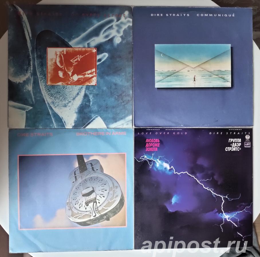 Dire Straits. 4 Lp. Собрание советских и ранних российских... - Москва
