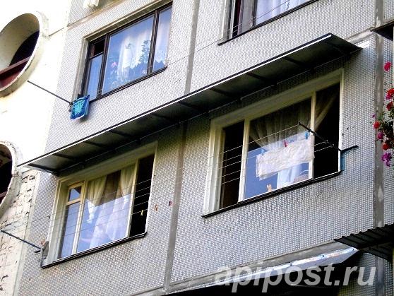 Козырьки оцинкованные на окна