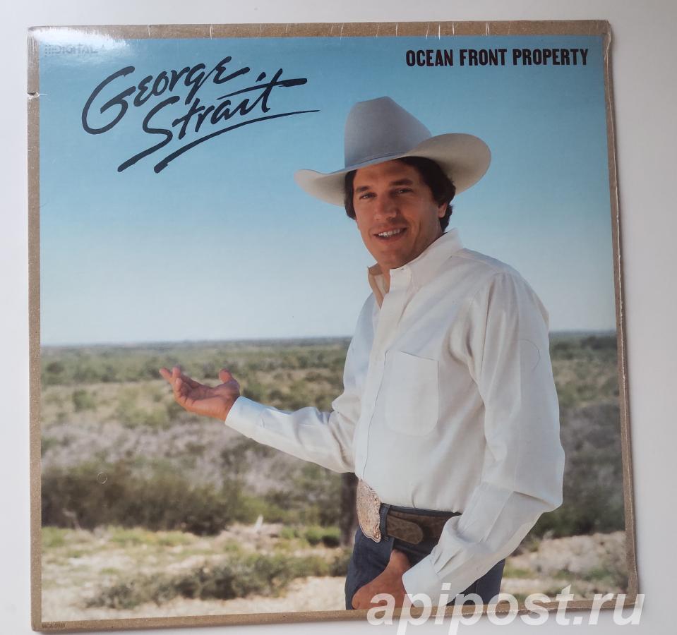 George Strait. Ocean Front Property 1987 Canada Запечатан - Москва