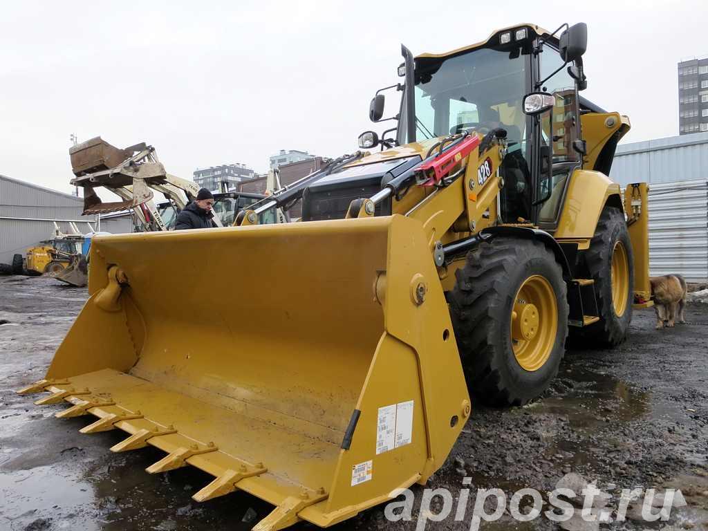 Экскаватор-погрузчик CAT 428, 2023 г, новый