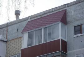 Крыша на балкон последнего этажа установка, ремонт