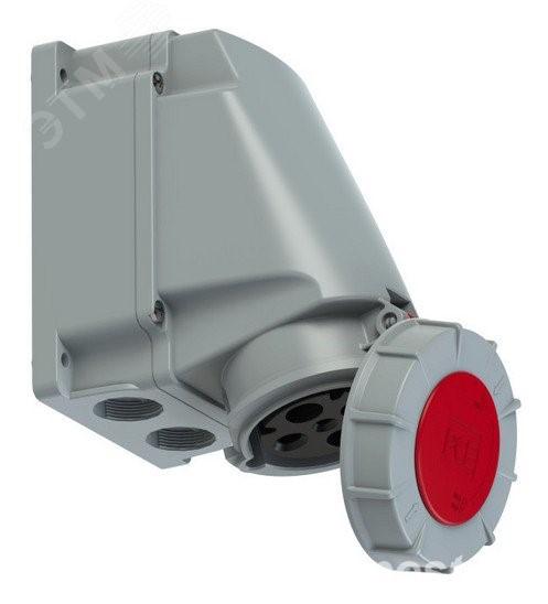 Розетка настенная 63А 400V 3Р Е IP67 арт. 134-6 - Тула