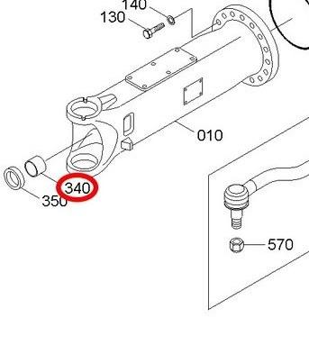 Втулка полуоси моста Hyundai для R200W-7, R180W-9 ZGAQ-02235 - Екатеринбург